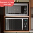 Paneleiro Torre Quente Sálvia 70cm para Micro e Forno Freijó/Verde - Telasul