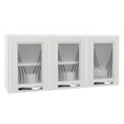 Armário de Cozinha Aéreo Triplo Star New Branco - Telasul
