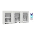 Armário de Cozinha Aéreo Triplo Star New Branco - Telasul