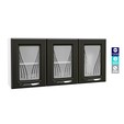 Armário de Cozinha Aéreo Triplo Star New Branco/Preto - Telasul