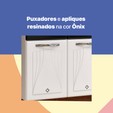 Armário de Cozinha de Aço Kit Triplo Star New Branco/Preto - Telasul