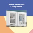 Cozinha de Aço Completa Star New C/ Vidro e Balcão Branco - Telasul