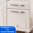 Balcão de Cozinha de Aço Star New 150cm para Pia Branco - Telasul
