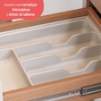 Balcão Gabinete Sálvia 120cm com Tampo 2 Portas 3 Gavetas Freijó/Branco - Telasul