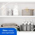 Armário Multiuso para Lavanderia Duo 2 Portas Branco - Telasul