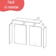 Bancada de Ilha para Cozinha Telasul 125 Cm Mel - Telasul