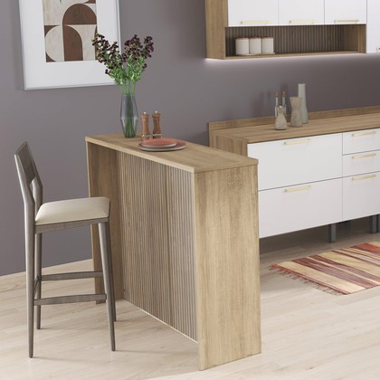 Bancada de Ilha para Cozinha Telasul 125 Cm Mel - Telasul