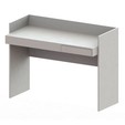 Escrivaninha Mesa para Computador Versa Home 1 Gaveta Branco - Telasul