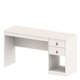 Escrivaninha e Penteadeira Versa Home C/ Espelho 2 Gavetas Branco - Telasul