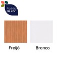 Armário Balcão para Forno e Micro-Ondas âmbar 3 Portas Freijó/Branco