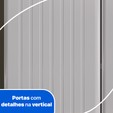 Paneleiro Duplo de Aço 6 Portas Diamante Branco - Telasul