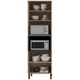 Paneleiro Telasul Caiena P/ Forno e Micro 70cm Mel/Fumê