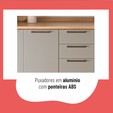 Cozinha Completa Telasul Caiena 4 Pçs Mel/Fumê