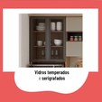 Cozinha Completa Telasul Caiena 4 Pçs Mel/Fumê