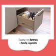 Cozinha Completa Telasul Caiena 4 Pçs Mel/Fumê