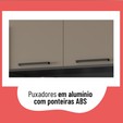 Cozinha Completa Telasul Caiena 4 Pçs Mel/Fumê
