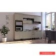 Cozinha Completa Telasul Caiena 4 Pçs C/ Balcão P/ Pia Mel/Fumê