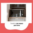 Cozinha Completa Telasul Caiena 5 Peças Mel/Fumê