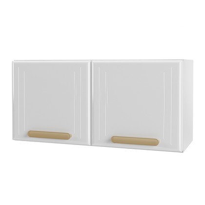 Armário de Cozinha de Aço Aéreo Duplo Telasul ágata Branco
