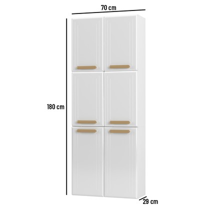Paneleiro Duplo de Aço Telasul ágata Branco