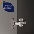 Armario Lumina 1200mm 3pt Cinza/Lacca Cinza