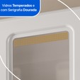 Cozinha de Aço Completa Telasul ágata Branco com Balcão para Pia