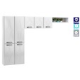 Cozinha de Aço Compacta Telasul Rubi Smart 3 Peças Branco