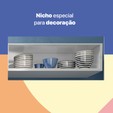 Cozinha de Aço Compacta Telasul Rubi Smart Branco 4 Peças