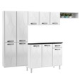 Cozinha de Aço Compacta Telasul Rubi Smart Branco 4 Peças