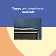 Cozinha de Aço Compacta Telasul Rubi Smart Branco 4 Peças Branco/Preto