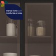 Paneleiro Lumina 700mm P/Micro e Forno 2pt C/V 1gv Cinza/Cinza