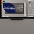 Paneleiro Lumina 700mm C/Ilumin P/Mic e For 2pt C/V 1gv Cinza/Cinza