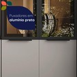 Paneleiro Lumina 700mm C/Ilumin C/Rod P/Mic 2pt C/V 1pt Bas 1gv Cinza/