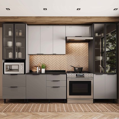 Cozinha Lumina 5 Peças com Vidro