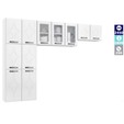Cozinha de Aço Compacta Rubi 3 Vidros Branco - Telasul