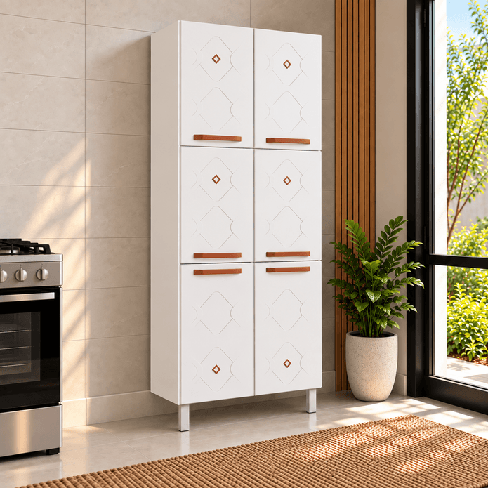 Paneleiro Duplo de Aço Mirage New Branco - Telasul
