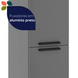 Paneleiro Castanha 400mm 2pt Cinza/Freijó