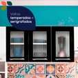 Cozinha de Aço Completa C/ Kit para Micro-Ondas Telasul Topázio 4 Peças Branco/Preto - Telasul