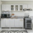 Cozinha de Aço Compacta Diamante 4pçs C/ Kit Branco - Telasul