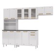 Cozinha de Aço Compacta Diamante 4pçs C/ Kit Branco - Telasul