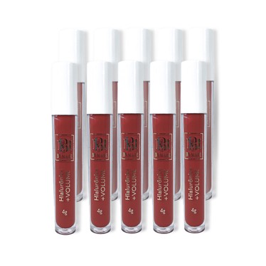 Kit 10-  Gloss Labial Aumento de Volume Imediato com ácido Hialurônico Premium Red Velvet- By Mahe