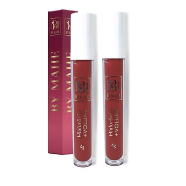 Kit 2 - Gloss Labial Aumento de Volume Imediato com ácido Hialurônico Premium Red Velvet- By Mahe