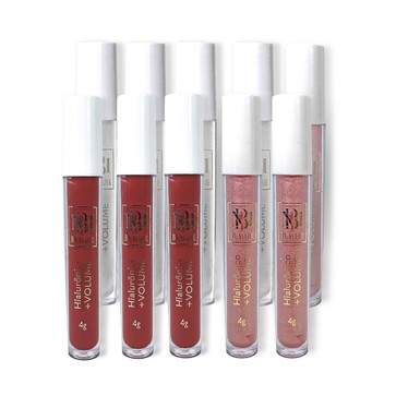 Kit 10 -  Gloss Labial Aumento de Volume Imediato com ácido Hialurônico Premium - By Mahe