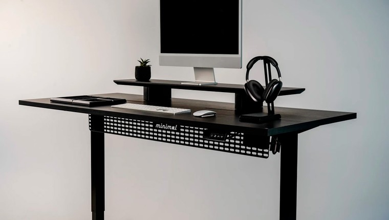 Estante Suporte de Monitor Stand Vesper Preto Giopro