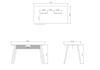 Mesa Office Escrivaninha Nobilis Minimal 140x70 Preto