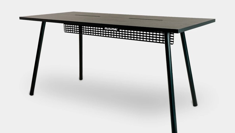 Mesa Office Escrivaninha Nobilis Minimal M1 Preto Giopro