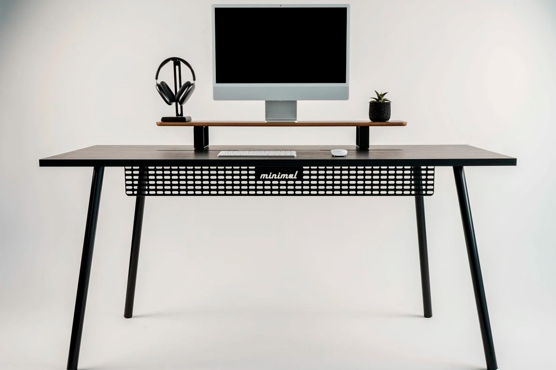 Mesa Office Escrivaninha Nobilis Minimal M2 Preto Giopro