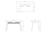 Mesa Office Escrivaninha Nobilis Minimal 160x70 Branco