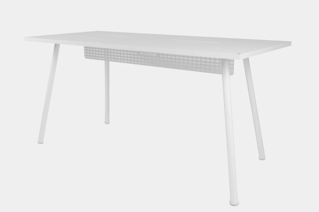 Mesa Office Escrivaninha Nobilis Minimal M2 Branco Giopro