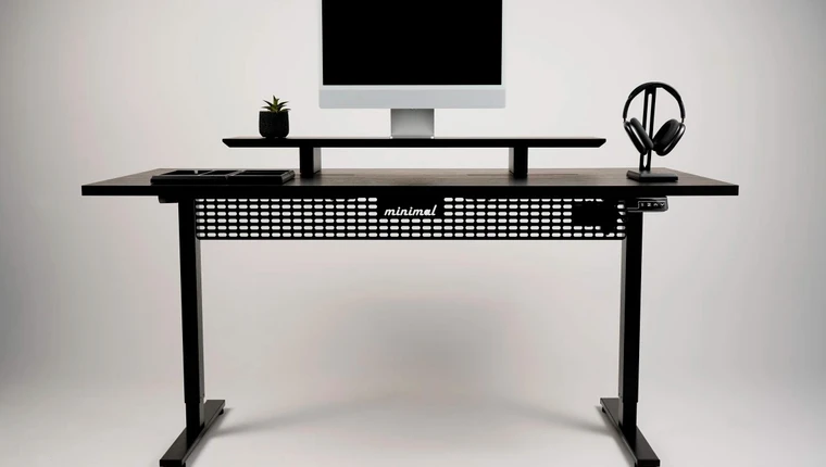 Mesa Regulagem de Altura Elétrica Giodesk Minimal M1 Giopro